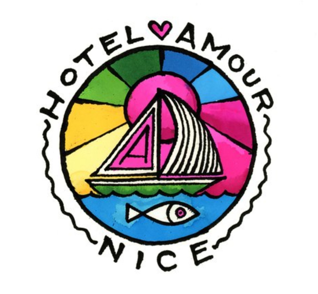 logo de l'hôtel Amour à Nice